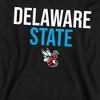 Delaware State University Official Stacked Adult Crewneck Sweatshirt, Black - image 2 of 4