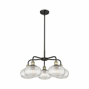 Ithaca - 5 Light Stem Hung Chandelier In Industrial Style-13.75 Inches Tall and 26 Inches Wide - 1 of 1