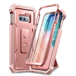 Dexnor for Samsung Galaxy S10e Case, [Built in Screen Protector and Kickstand] Military Grade Protection Shockproof Protective Cover - 1 of 3