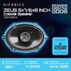 Hifonics Zeus ZS5768CX 5x7/6x8" 2 Way 250W Car Audio Coaxial Speakers with Mylar Dome Tweeter and Alpha Cellulose Poly Woofers, Pair - 2 of 4