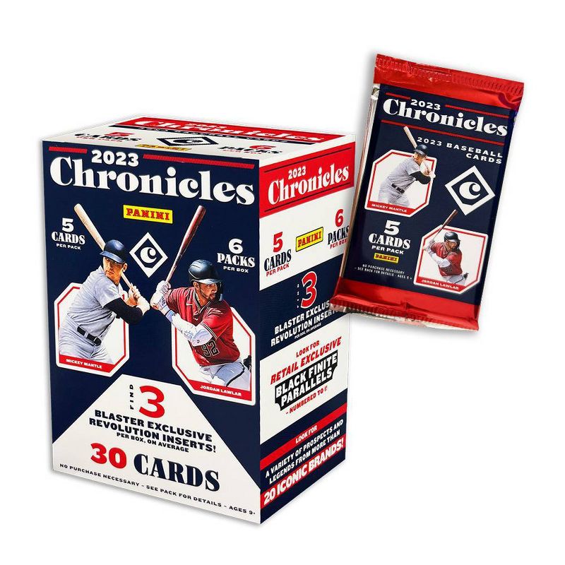 2023 Panini Chronicles Baseball Trading Card Blaster Box, 2 of 4