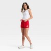 Women's Cherry Graphic Shorts - Red - 3 of 3