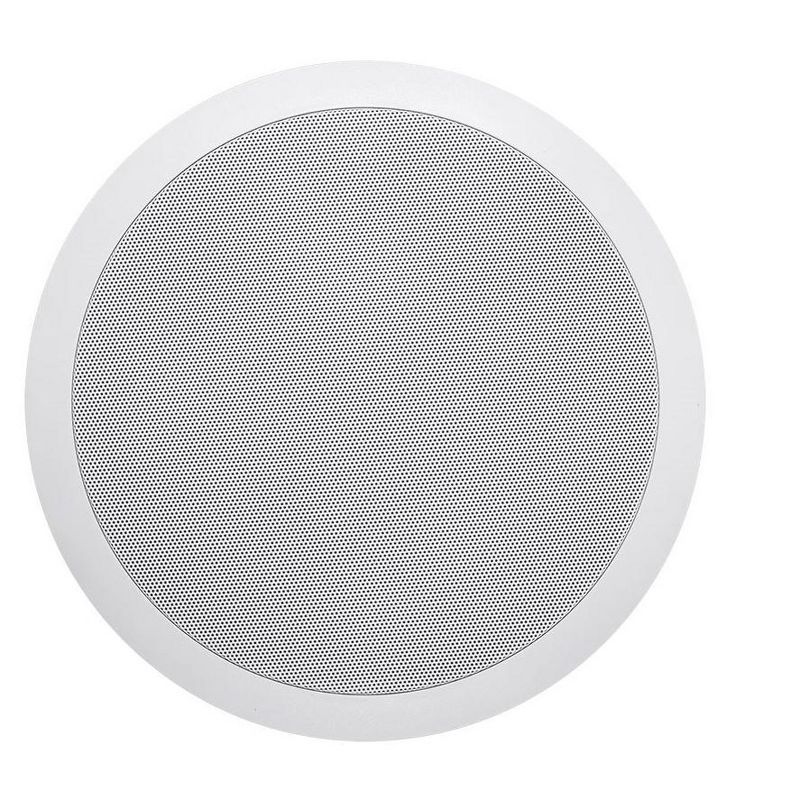 Monoprice 2-Way Polypropylene Ceiling Speakers - 8 Inch (Pair) With Paintable Grille - Aria Series, 2 of 7