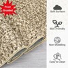 Area Rugs for Living Room Soft Faux Wool Modern Braided Print Rug Washable Rug Low Pile Non-Slip Carpet - 4 of 4