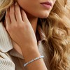 Pure Collection by Ross-Simons 30.00 ct. t.w. Aquamarine Bead Stretch Bracelet With 14kt Yellow Gold - 2 of 3
