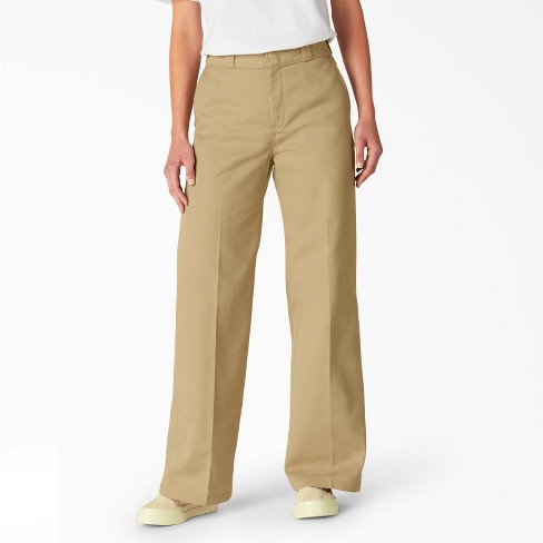 Women's Regular Fit Wide Leg Work Pants