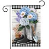 Briarwood Lane Garden Flag 12x18 For Outdoor Checkered Garden Boots Spring For Spring Garden Flag Flags For Outside - 2 of 4