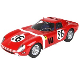 Ferrari 250 GTO #26 "24 Hours of Le Mans" (1964) with DISPLAY CASE Limited Edition to 200 pieces Worldwide 1/18 Model Car by BBR - 1 of 3