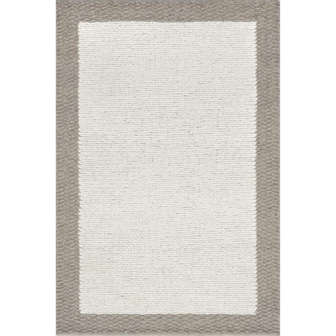 Nuloom Aster Chunky Knit Wool Area Rug, 8' X 10', Ivory : Target