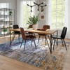Lahome Short Velvet Abstract Motif Soft Rug for Living Room, Bedroom, or Entryway - 3 of 4
