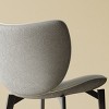 PU Leather Dining Chairs Set of 2 with Metal Legs and Curved Backrest for Kitchen or Dining Room-Baofuwish - 3 of 4
