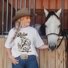 Simply Sage Market Women's Actin' Up Horse Short Sleeve Garment Dyed Tee - 2 of 2