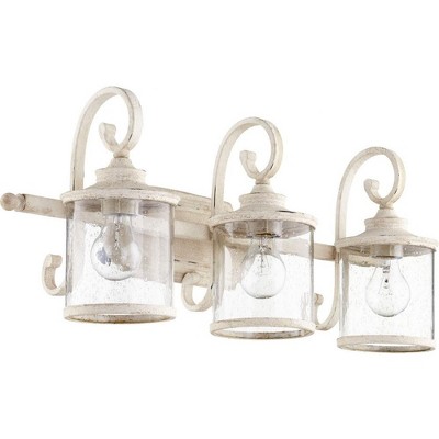 Quorum Lighting San Miguel 3-Light Persian White Incandescent Wall Sconce