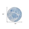 Sky Blue And Denim Blue Nautical Washable Indoor Outdoor Area Rug - 3 of 4