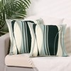 Unique Bargains Printing Soft Throw Invisible Zipper for Home Decor Bedroom Pillow Covers 2 Pcs - 2 of 4