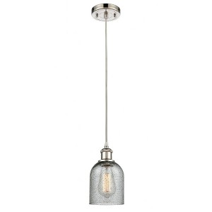 Caledonia - 1 Light Cord Hung Mini Pendant In Industrial Style-10 Inches Tall and 5 Inches Wide - 1 of 1