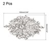 Unique Bargains Sparkling Elegant Handmade Sewing Crystal Rhinestone Appliques - 2 of 4