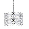 Elegant Lighting Lyla 16 inch pendant in chrome - 3 of 4