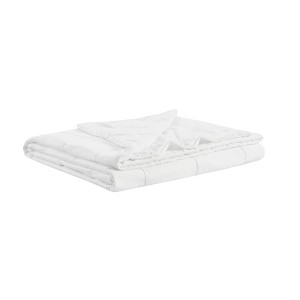 Gulches White Jersey Knit Down Alternative 90x90 Blanket 1 Piece - 1 of 4