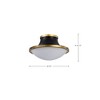 Nuvo Lighting Lafayette 3 - Light Flush Mount in  Matte Black - 2 of 4