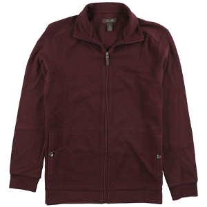 Tasso Elba Mens Jacquard Textured Knit Jacket - 1 of 1