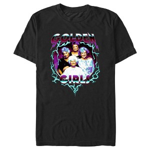 Men's The Golden Girls Rock and Roll Portrait T-Shirt - 1 of 4