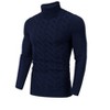 Mens Turtleneck Sweaters Long Sleeve Slim Fit Ribbed Knit Thermal Pullover Sweater - 2 of 4