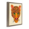 Stupell Industries Modern Leopard Wildlife Face Black Framed Floater Canvas Wall Art - 3 of 4