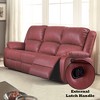 Zuriel Red Synthetic Polyester Motion Sofa - 4 of 4