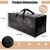 Heavy Duty Moving Bags Backpack Straps Strong Handles, Alternative Moving Boxes Storage Totes Dorm Room Essentials - 2 of 4
