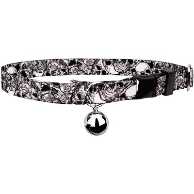 Country Brook Petz Phantom Skulls Cat Collar