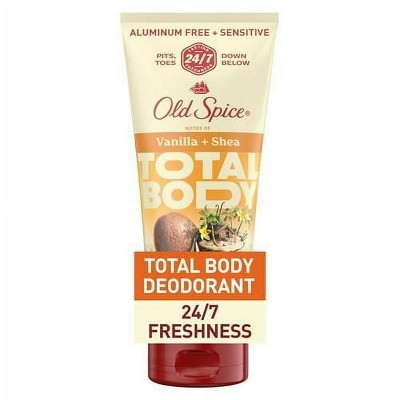 Old Spice Whole Body Deodorant Lotion, Vanilla + Shea, 0.8 oz – Travel Size, Aluminum Free, 24/7 Freshness, Dermatologist Tested