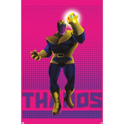 Trends International Marvel Shape of a Hero - Thanos Framed Wall Poster Prints