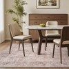 MontVoo Pink Floral Non-Slip Washable Rug - 3 of 4