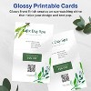 Avery Printable Rectangle Invitation Cards, 5.5" x 8.5", Glossy White Cardstock, Laser/Inkjet Cards, 100 Total - 2 of 4
