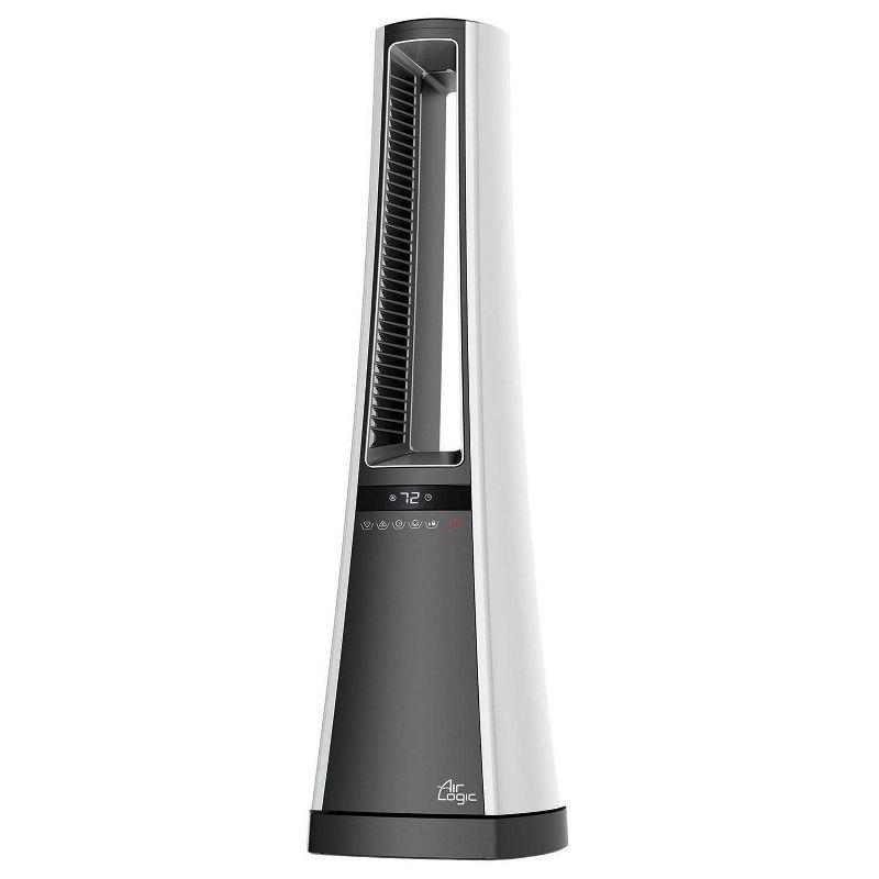 Lasko 1500W Air Logic Bladeless Electric Tower Space Heater with Remote | AW300, 1 of 7