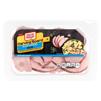 Oscar Mayer Carving Board Slow Cooked Ham Sliced Lunch Meat - 7.5oz