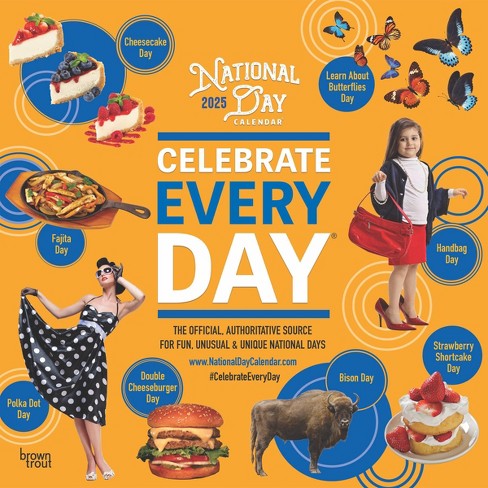 National Day Wall Calendar 2025