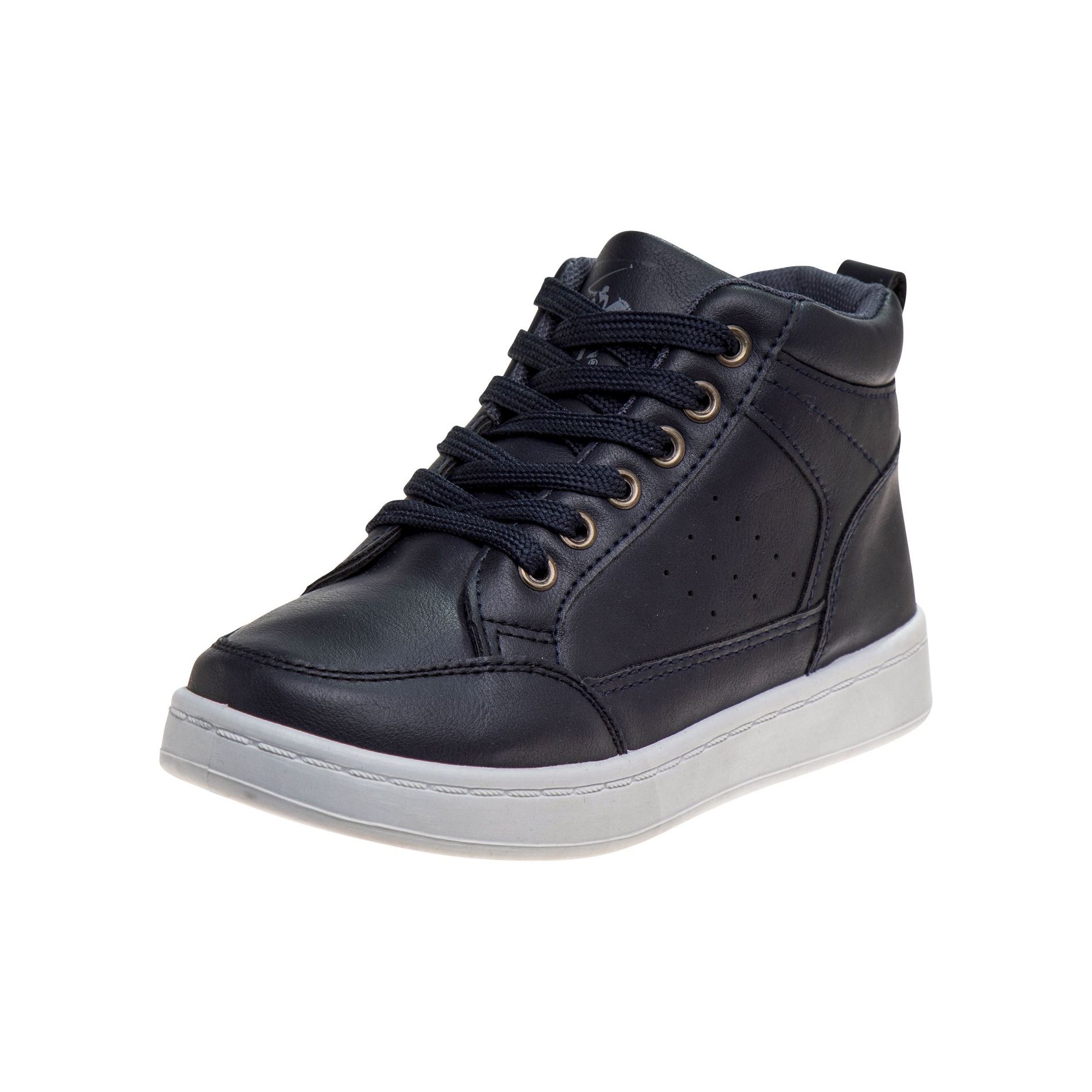 Beverly Hills Polo Club Little Kid Boys High, Top Lace Up Flat Heel Casual Sneakers, Navy, Size: 3