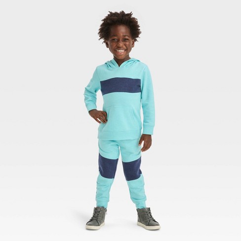 Toddler Boys' Long Sleeve Fleece Hooded Sweatshirt And Jogger Pants Set -  Cat & Jack™ : Target