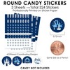 Big Dot of Happiness Fairy Tale Fantasy - Royal Prince and Princess Party Small Round Candy Stickers - Party Favor Labels - 324 Count - 3 of 4