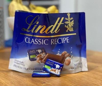 Lindt Classic Recipe Hazelnut Milk Chocolate Candy Pouch - 6oz : Target