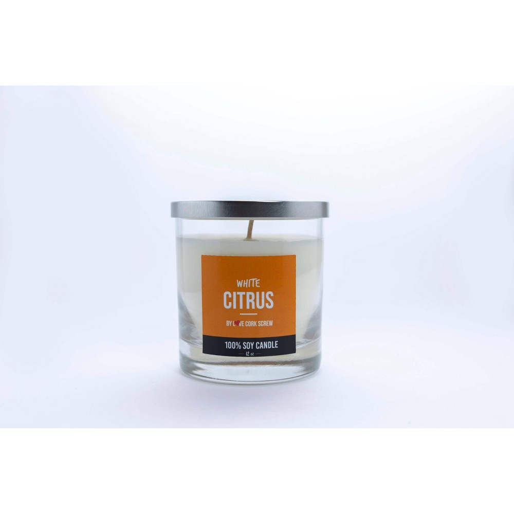 Photos - Other interior and decor Citrus White Candle - Love Cork Screw