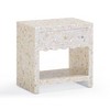TOV Furniture Piara Inlaid Nightstand in Natural Mother of Pearl - 3 of 4