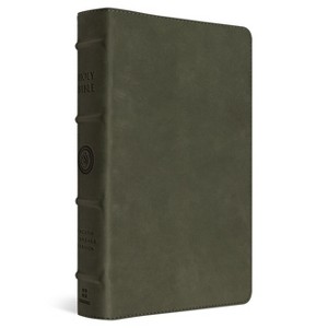 ESV Heirloom Bible, Veritas: Single Column Edition (Cowhide, Tuscan Green) - by  Esv Bibles (Leather Bound) - 1 of 1
