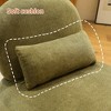 Lyngins Cute Velvet Accent Chair, Armless Chair with Solid Wood Legs, Cozy Novelty Chair, Sturdy Comfy Reading Chair/Sofa Chair for Living Room - 4 of 4
