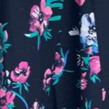 navy painterly floral