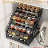 3-Layer Spices Rack, Adjusted Height 10-10.8Inch, Carbon Steel Tiered Spice Rack - 3 of 4