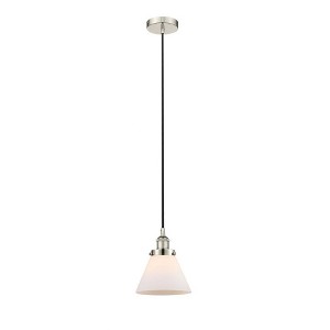 Cone - 1 Light Mini Pendant In Industrial Style-9.75 Inches Tall and 7.75 Inches Wide - 1 of 1