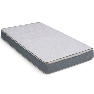 White Waterproof Quilted Crib Mattress Liner Pads Set of 2